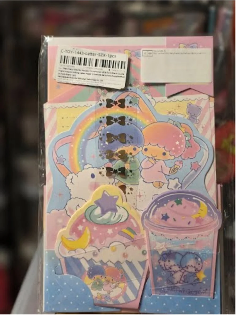 #TS-2284 Twin Star Licensed Stationary - 47 Pieces - Notepad, Envelopes - Seals
